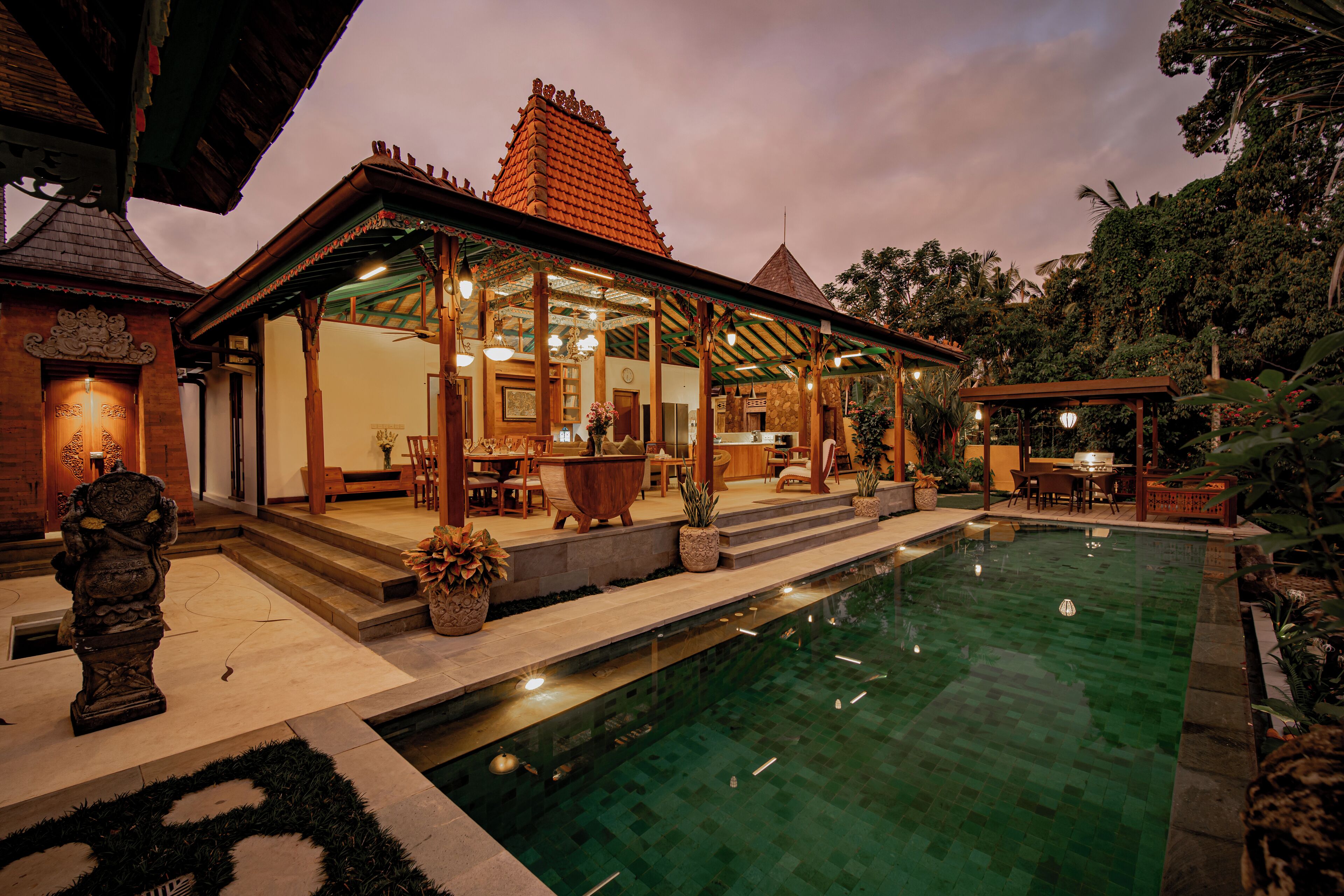 Overnatningsstedets facade