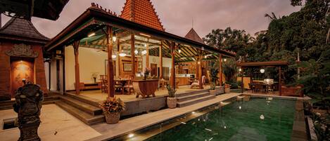 Overnatningsstedets facade