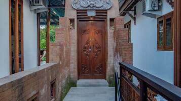 Front of property - evening/night