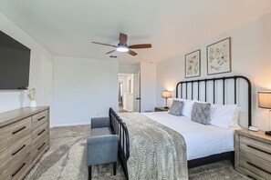 5 chambres, bureau, fer et planche à repasser, Wi-Fi gratuit