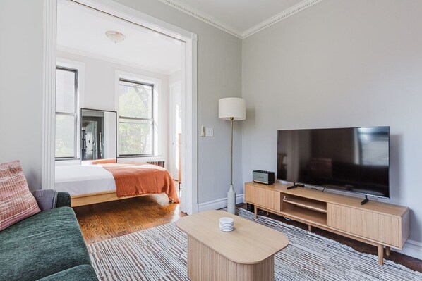 1 bedroom, iron/ironing board, WiFi, bed sheets - Blueground | East Village, AC, w/d, nr Tompkins Sq (Downtown)