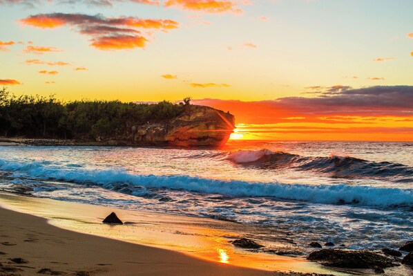 Beach nearby