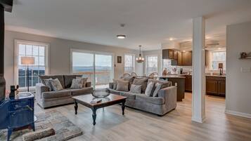 Smart-tv en een open haard