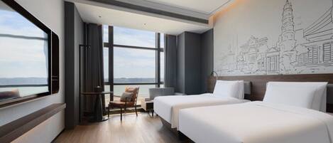 Minibar (free items), in-room safe, blackout drapes, soundproofing