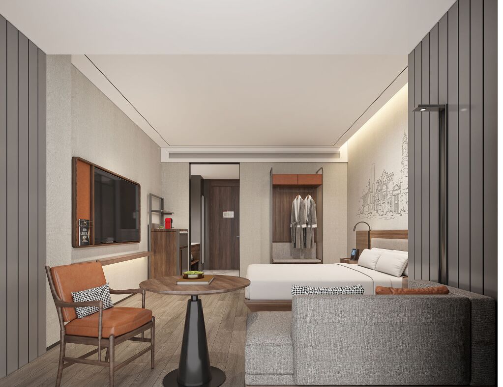 Minibar (inkludert), safe på rommet, blendingsgardiner og lydisolert