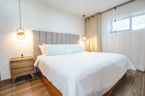 Hus – deluxe, hageutsikt | 1 soverom, blendingsgardiner og wi-fi (inkludert)