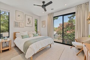 2 bedrooms, iron/ironing board, travel crib, WiFi