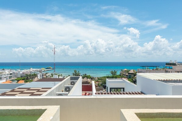 Blick von der Unterkunft