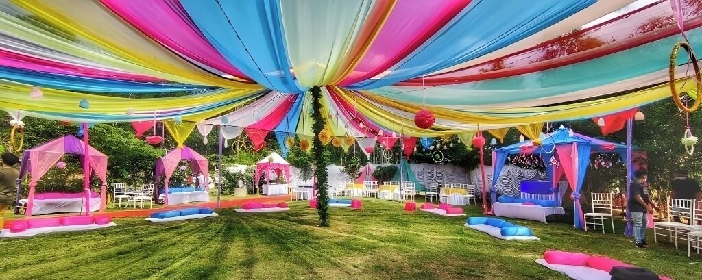 Espace mariage en plein air