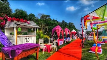 Außenbereich für Hochzeiten