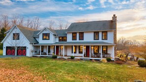 Exterior - Firepit, Cozy Farmhouse & Adventure Nearby | Catskill Park Farm by AvantStay (Prattsville)