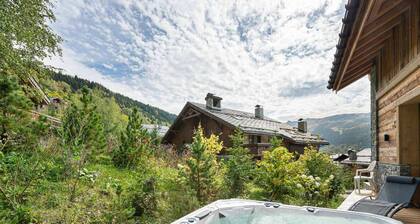 Chalet Méribel Village - 14 pers, jacuzzi, sauna, parking