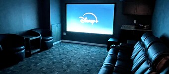 Spacious Retreat with a Hot Tub and Theater Room