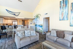 Fireplace - Come and stay at this beautiful Ocean Block 3 bedroom 2 bath condo located in the midtown and just steps away from the beach! (Ocean City)