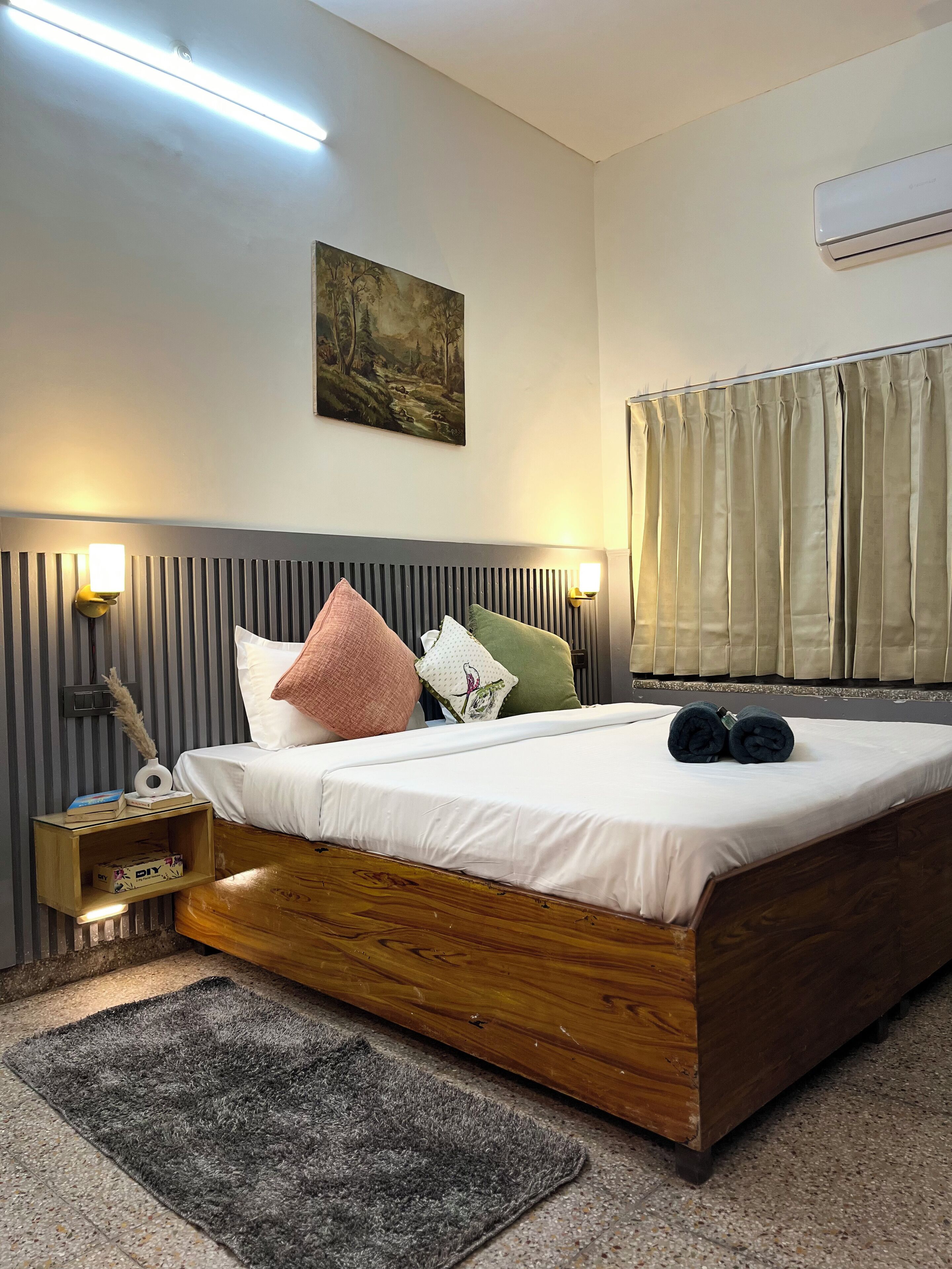 1 室のベッドルーム、アイロン / アイロン台、WiFi、ベッドシーツ