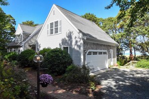 Exterior - Walk to beach, Secluded and private home and backyard! (Brewster)