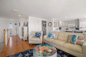 TV, fireplace, offices - Beachfront with Stunning Views! (Truro)