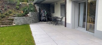 Bright 2.5-room apartment on the Riviera, terrace and garden