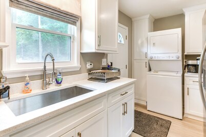 5 Mi to Victoryland Casino: Secluded Home w/ Deck!