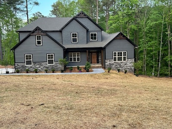 Front view of house.