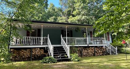 Surrounded by nature, The Lodge, family friendly home for creating memories!