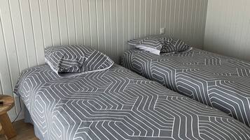 2 bedrooms, iron/ironing board, travel crib, free WiFi