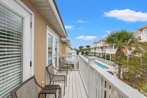 House, Multiple Beds, Balcony, Garden View (7818 Thomas Dr) | View from room - Escape to Sand Dollar Holler: Coastal Retreat, 3 Beds, 2.5 Baths, Sleeps 10! (Panama City Beach)