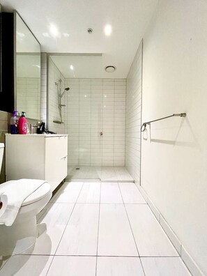 Hair dryer, towels