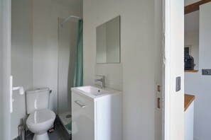 Bathroom - Maison au coeur d'un jardin / Charmant 2 pièces (ROMAINVILLE)