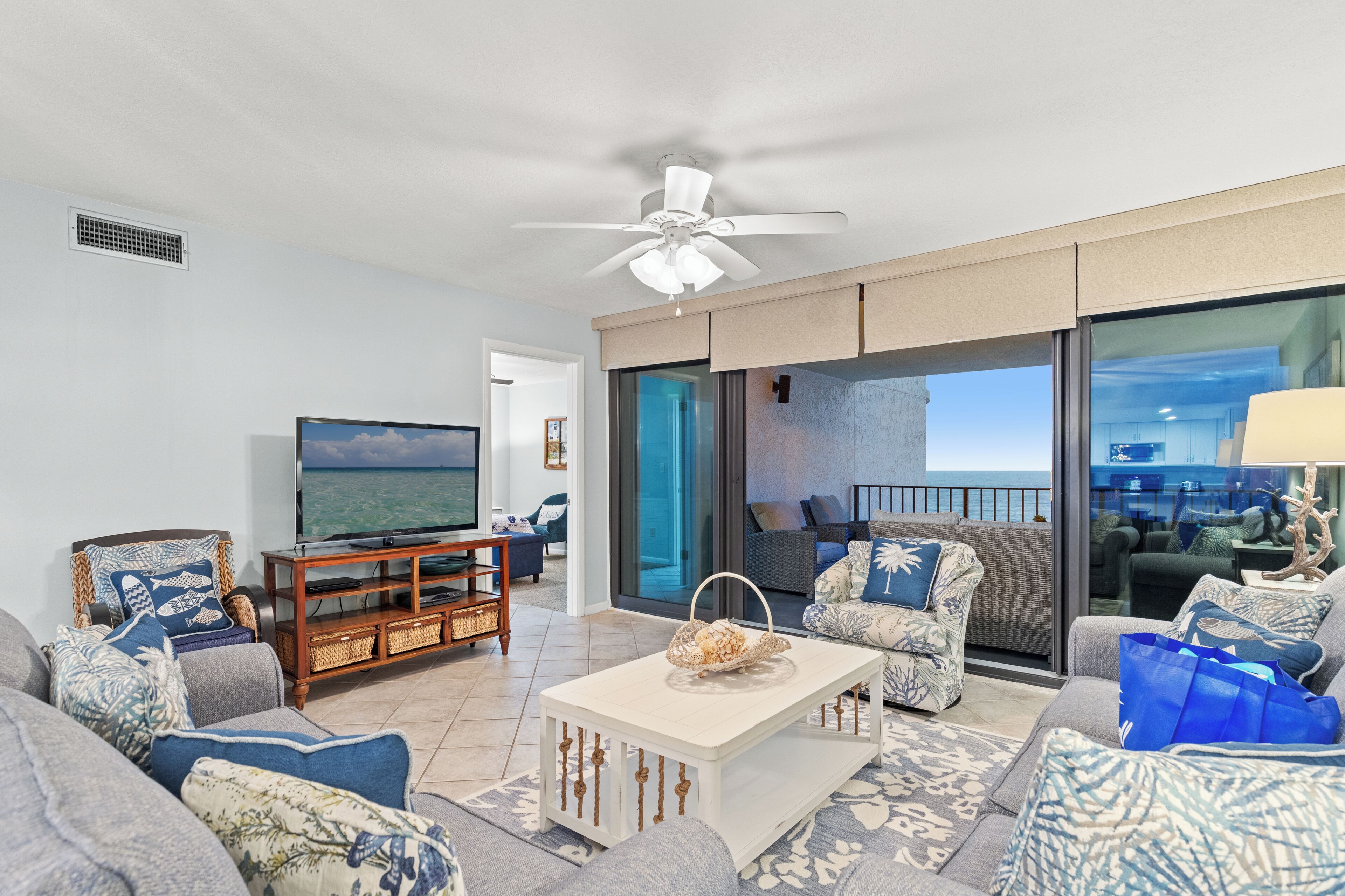 Condo, Multiple Beds, Balcony, Ocean View (Watercrest 905) | Living area | 42-inch flat-screen TV with digital channels