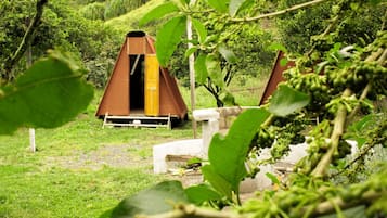 Comfort-Zelt, Gartenblick | 1 Schlafzimmer, kostenloses WLAN