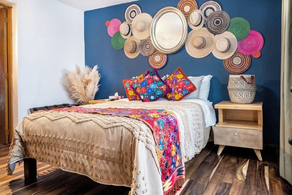 時尚雙人房 | 埃及棉床單、高級寢具、免費無線上網、床單