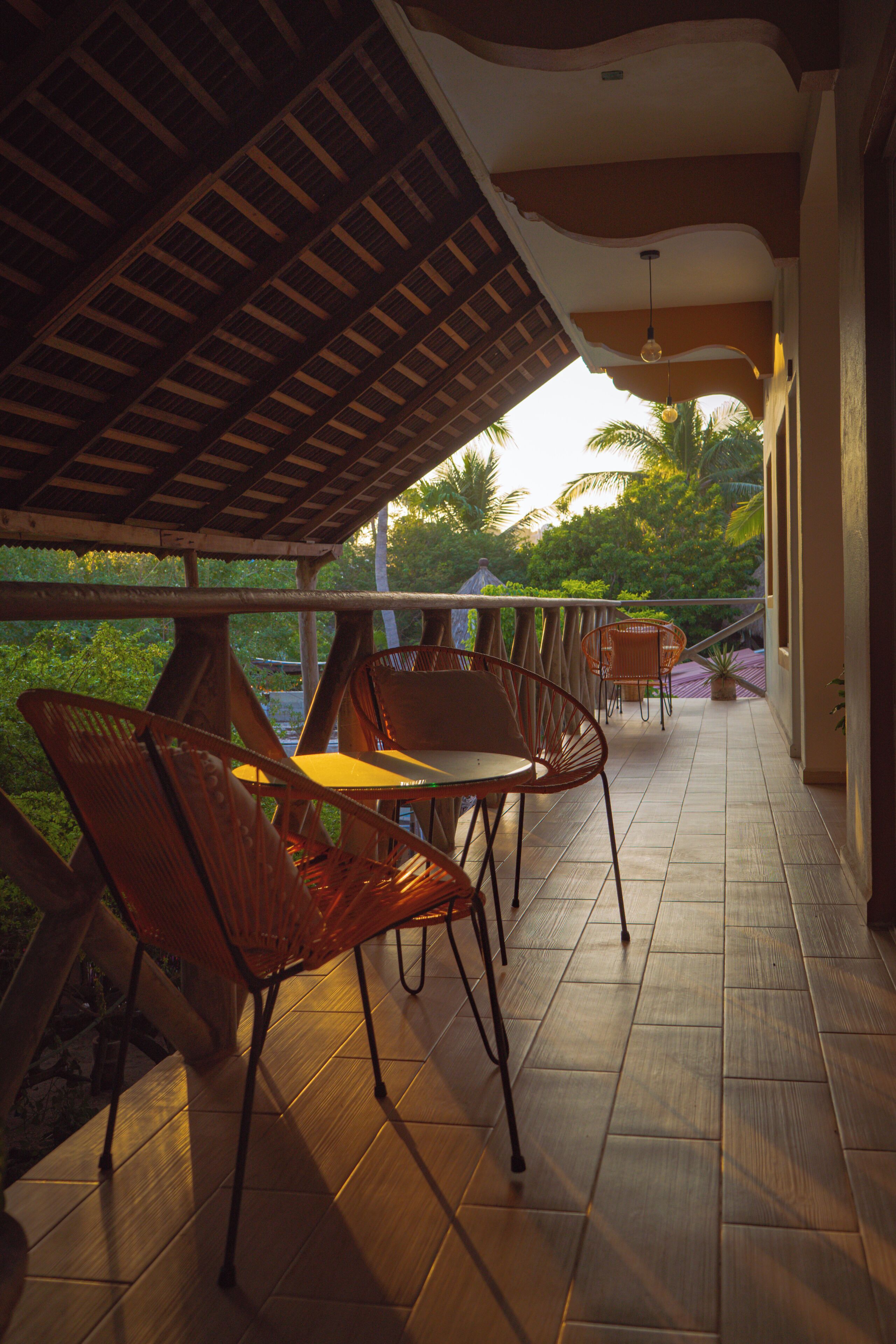 Dobbeltrom – standard, hageutsikt | Terrasse/patio