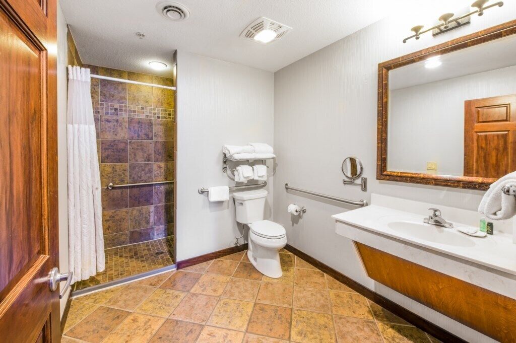 Secadora de cabello, bidet, toallas, jabón 