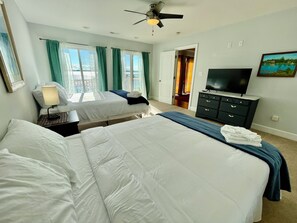 4 bedrooms, iron/ironing board, WiFi, bed sheets