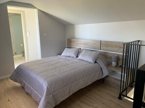 1 habitación, tabla de planchar con plancha, wifi y ropa de cama