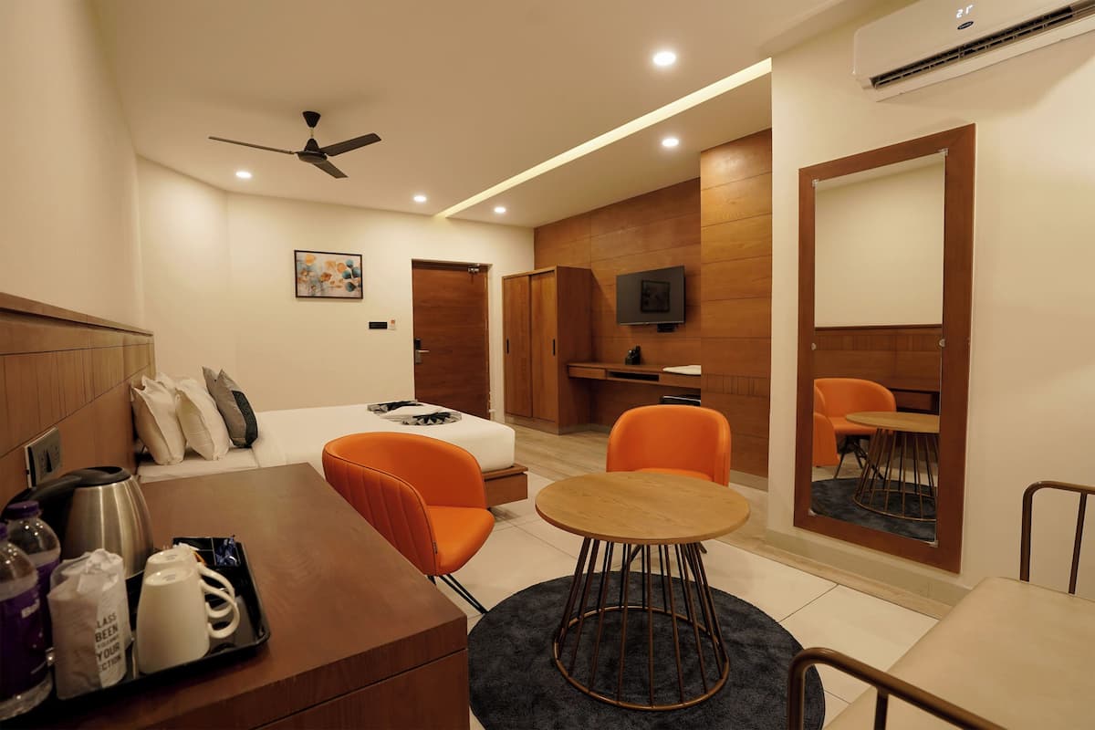 Chambre Premium | 1 chambre, draps en coton égyptien, literie de qualité supérieure