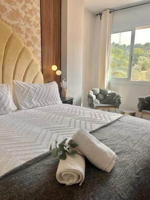 2 bedrooms, iron/ironing board - Plush Penthouse With Terrace (Marbella)