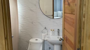 Dusche, Handtücher, Seife