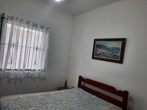 2 bedrooms, iron/ironing board, travel crib, WiFi