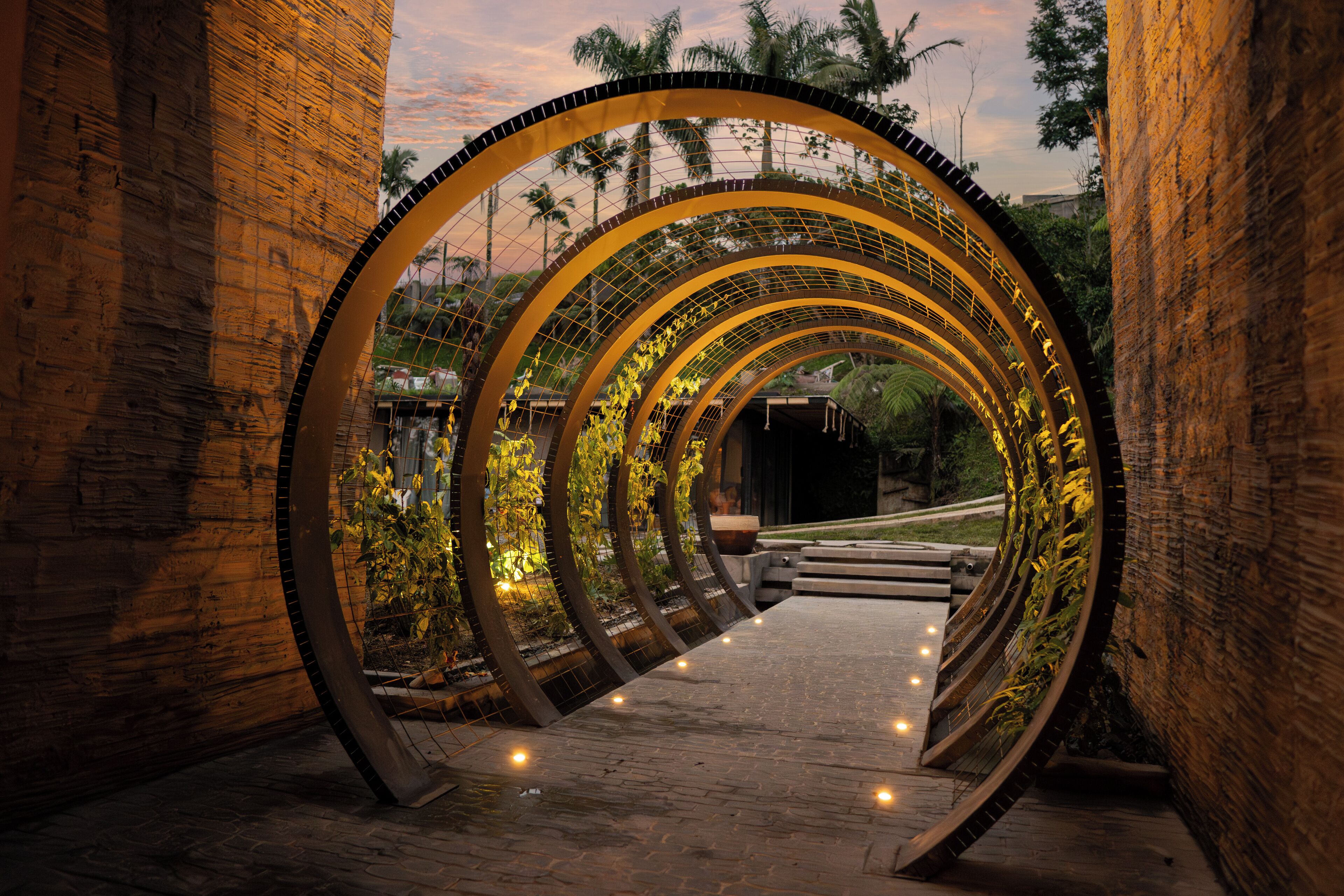 Interior entrance