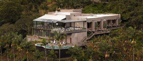 Overnatningsstedets facade