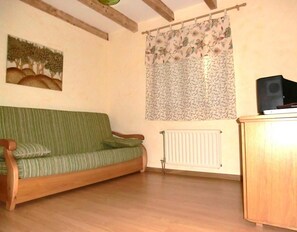 TV, lareira, DVD player, mesa de pingue-pongue