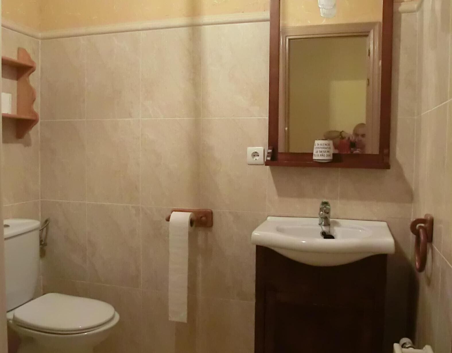 Douche, serviettes fournies