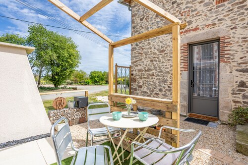 Maison de vacances 'L'étable 15kms Puy Du Fou' avec terrasse privée et Wi-Fi