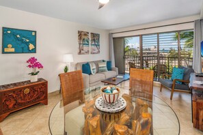 Luxury-Apartment, Meerblick, am Strand | Esszimmer