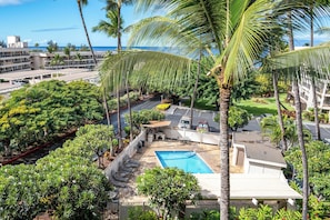 Luxury Condo, Ocean View, Beachside | Balcony view - Modern & Central Oceanview Vistas (Kihei)