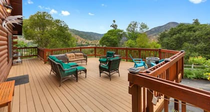 No Cleaning Fee~Pet Friendly~Awesome Views~8Beds~Near Restaurants & Sequoia Park