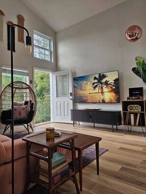 Smart-tv och böcker