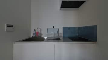 Luxury Villa, 1 King Bed, Sea View | Private kitchen | Mini-fridge, microwave, stovetop, cookware/dishes/utensils